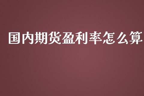 国内期货盈利率怎么算_https://wap.lcpcjs.com_外汇市场_第1张