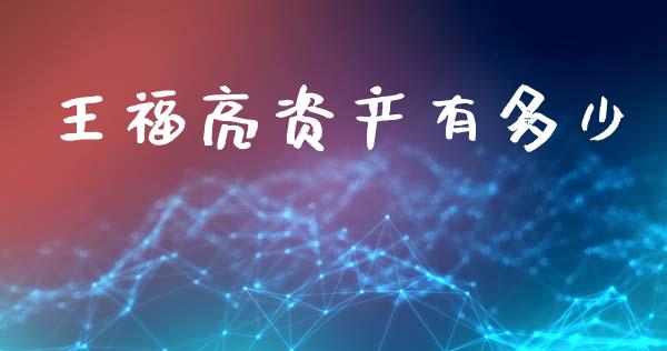王福亮资产有多少_https://wap.lcpcjs.com_外汇市场_第1张
