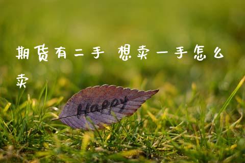期货有二手 想卖一手怎么卖_https://wap.lcpcjs.com_外汇市场_第1张