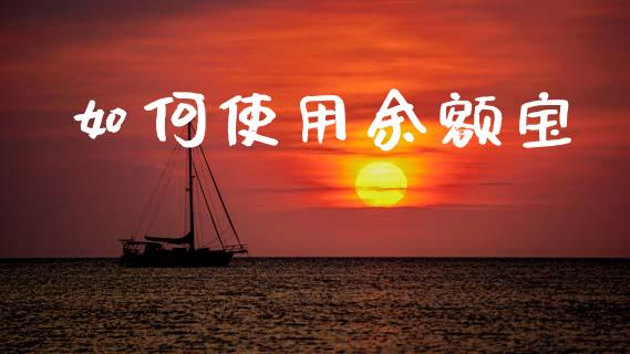 如何使用余额宝_https://wap.lcpcjs.com_全球经济_第1张