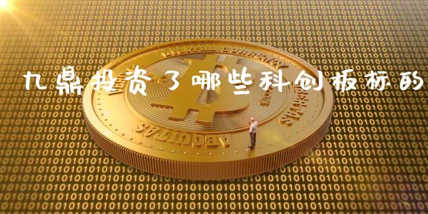 九鼎投资了哪些科创板标的_https://wap.lcpcjs.com_外汇市场_第1张
