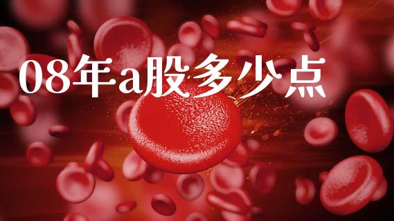 08年a股多少点_https://wap.lcpcjs.com_全球经济_第1张