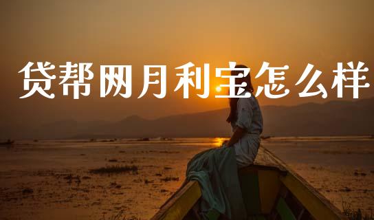 贷帮网月利宝怎么样_https://wap.lcpcjs.com_股港行情_第1张
