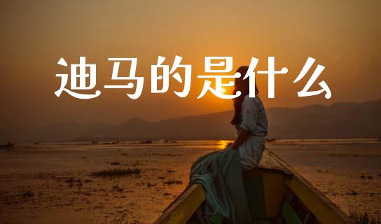 迪马的是什么_https://wap.lcpcjs.com_外汇市场_第1张