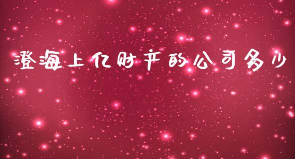 澄海上亿财产的公司多少_https://wap.lcpcjs.com_美股行情_第1张