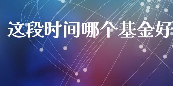 这段时间哪个基金好_https://wap.lcpcjs.com_美股行情_第1张