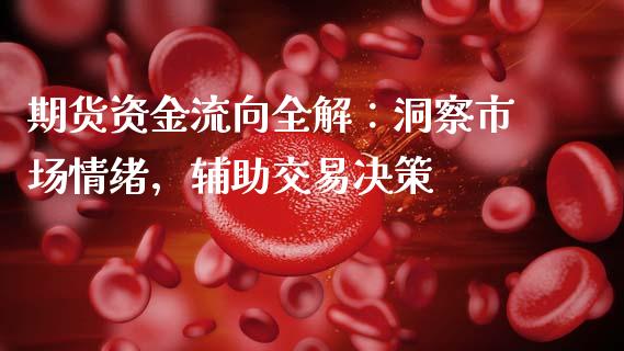 期货资金流向全解：洞察市场情绪，辅助交易决策_https://wap.lcpcjs.com_外汇市场_第1张