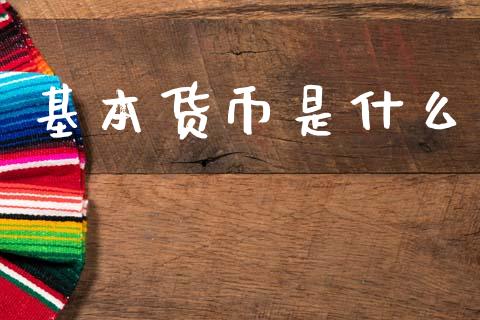 基本货币是什么_https://wap.lcpcjs.com_全球经济_第1张