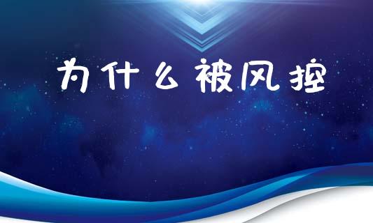为什么被风控_https://wap.lcpcjs.com_美股行情_第1张