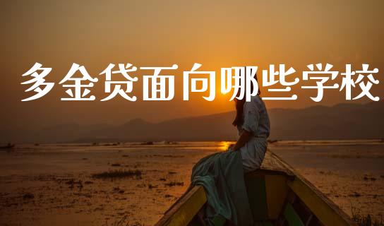 多金贷面向哪些学校_https://wap.lcpcjs.com_美股行情_第1张