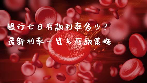 银行七日存款利率多少？ 最新利率一览与存款策略_https://wap.lcpcjs.com_美股行情_第1张