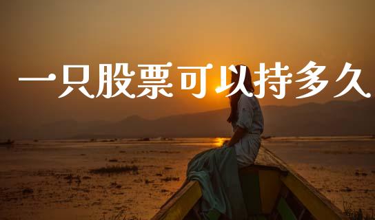一只股票可以持多久_https://wap.lcpcjs.com_外汇市场_第1张