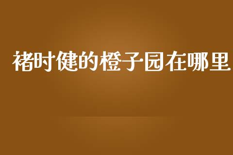 褚时健的橙子园在哪里_https://wap.lcpcjs.com_全球经济_第1张