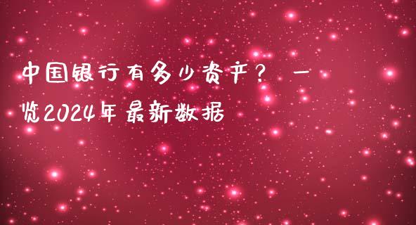 中国银行有多少资产？ 一览2024年最新数据_https://wap.lcpcjs.com_全球经济_第1张