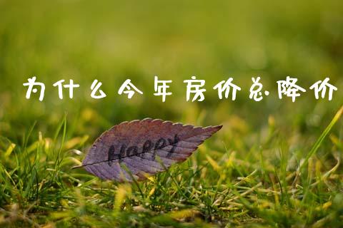 为什么今年房价总降价_https://wap.lcpcjs.com_外汇市场_第1张