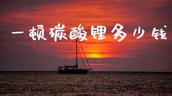 一顿碳酸锂多少钱_https://wap.lcpcjs.com_美股行情_第1张