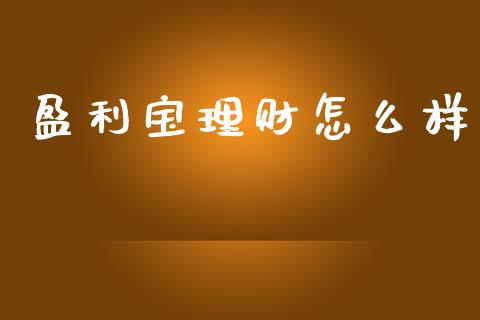 盈利宝理财怎么样_https://wap.lcpcjs.com_美股行情_第1张