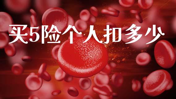 买5险个人扣多少_https://wap.lcpcjs.com_股港行情_第1张
