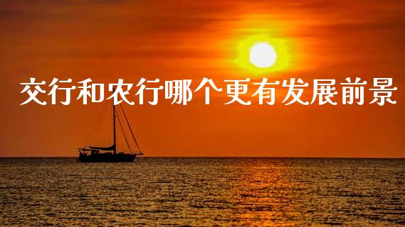 交行和农行哪个更有发展前景_https://wap.lcpcjs.com_股港行情_第1张