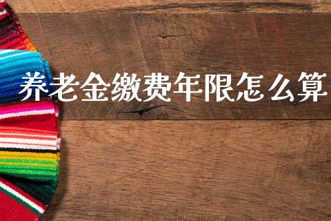 养老金缴费年限怎么算_https://wap.lcpcjs.com_外汇市场_第1张