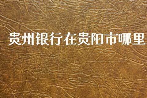贵州银行在贵阳市哪里_https://wap.lcpcjs.com_股港行情_第1张