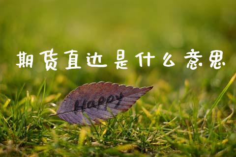 期货直达是什么意思_https://wap.lcpcjs.com_美股行情_第1张