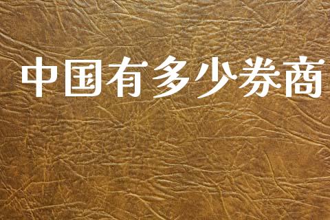中国有多少券商_https://wap.lcpcjs.com_全球经济_第1张