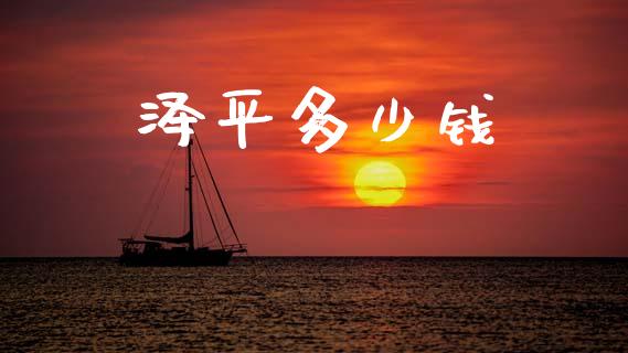 泽平多少钱_https://wap.lcpcjs.com_美股行情_第1张