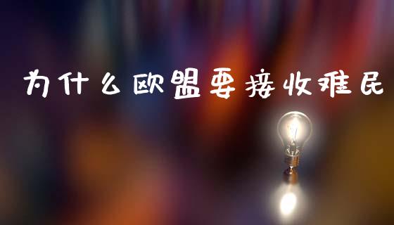 为什么欧盟要接收难民_https://wap.lcpcjs.com_美股行情_第1张