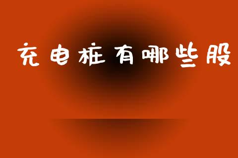 充电桩有哪些股_https://wap.lcpcjs.com_股港行情_第1张