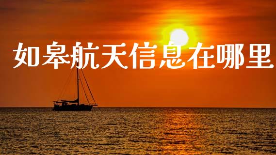 如皋航天信息在哪里_https://wap.lcpcjs.com_股港行情_第1张
