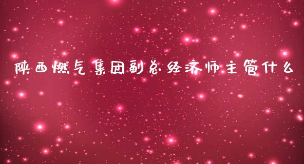 陕西燃气集团副总经济师主管什么_https://wap.lcpcjs.com_美股行情_第1张