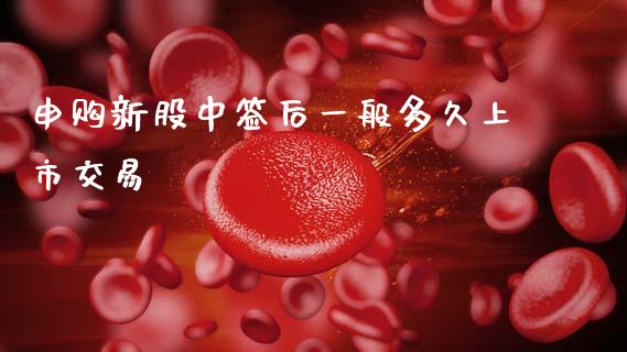 申购新股中签后一般多久上市交易_https://wap.lcpcjs.com_美股行情_第1张