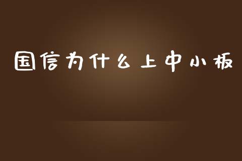 国信为什么上中小板_https://wap.lcpcjs.com_股港行情_第1张