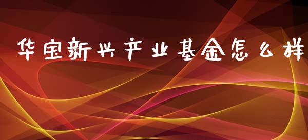 华宝新兴产业基金怎么样_https://wap.lcpcjs.com_外汇市场_第1张