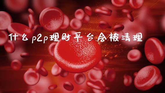 什么p2p理财平台会被清理_https://wap.lcpcjs.com_全球经济_第1张