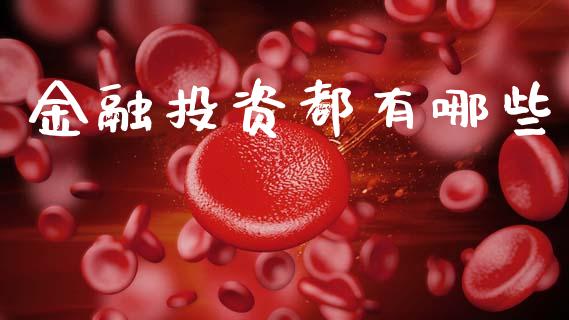 金融投资都有哪些_https://wap.lcpcjs.com_股港行情_第1张