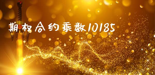 期权合约乘数10185_https://wap.lcpcjs.com_全球经济_第1张