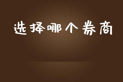 选择哪个券商_https://wap.lcpcjs.com_美股行情_第1张