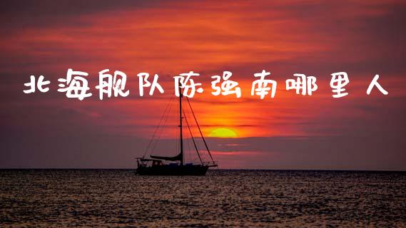 北海舰队陈强南哪里人_https://wap.lcpcjs.com_股港行情_第1张
