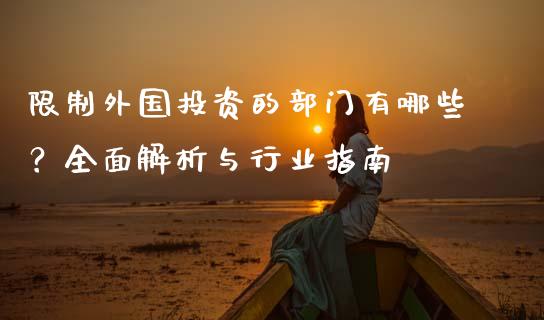 限制外国投资的部门有哪些？全面解析与行业指南_https://wap.lcpcjs.com_美股行情_第1张