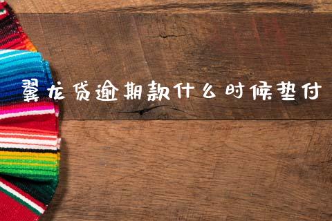 翼龙贷逾期款什么时候垫付_https://wap.lcpcjs.com_全球经济_第1张